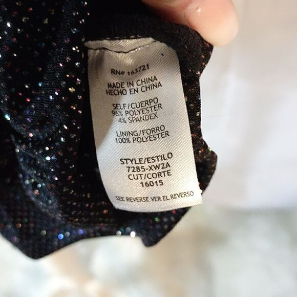City Vibe "Midnight Sparkle" Mini Cocktail Dress - Picture 7 of 10